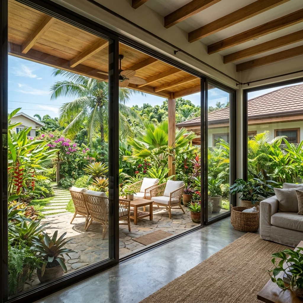 Sliding Door Open View
